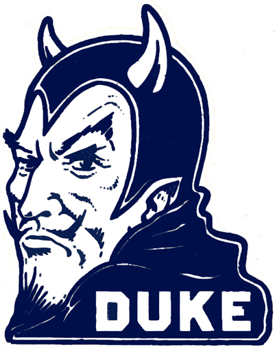 Duke Blue Devils 1941-1957 Primary Logo DIY iron on transfer (heat transfer)